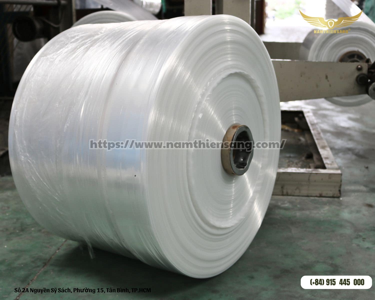  Làm nguội và cuộn màng